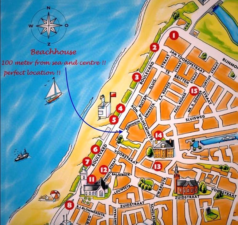Emma'S Beach House Katwijk aan Zee ภายนอก รูปภาพ